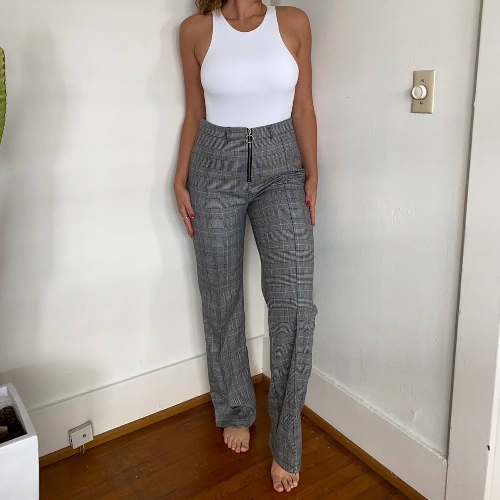 Plaid Dress Pants